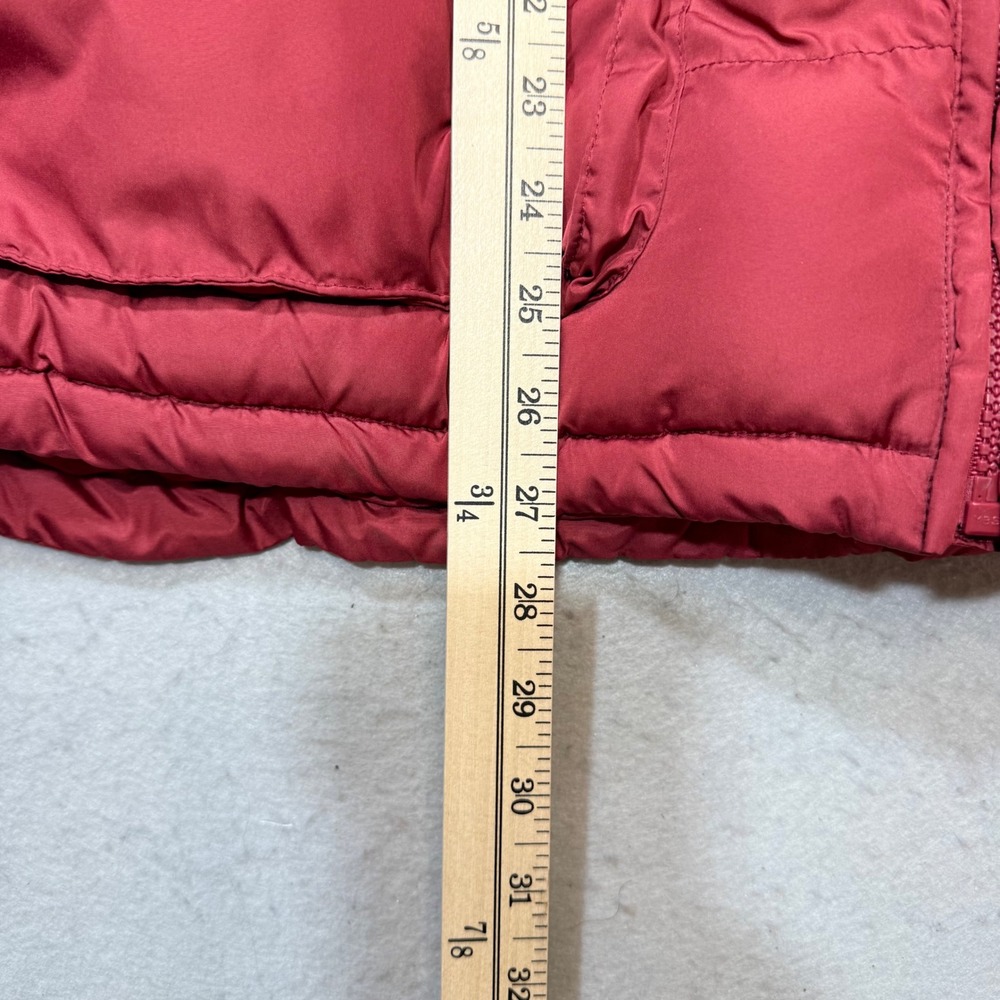 ST JOHNS BAY Puffer Vest Red Orange‎ Lined Full Zip Pockets X Large - Picture 11 of 11